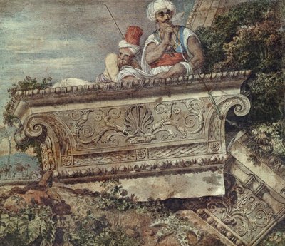 Ruinen des Tempels des Apollo Didymaeus, 1765 von William Pars